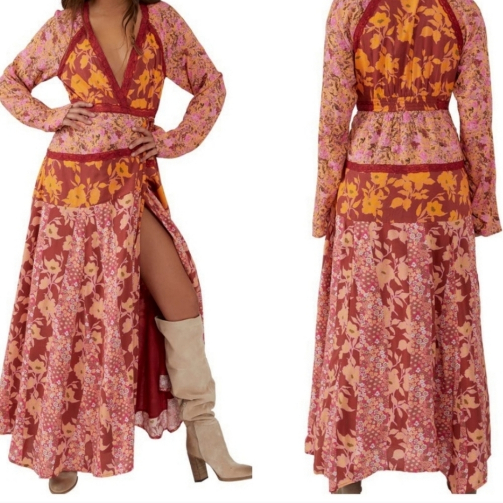 Free People Tilda Wrap Maxi Dress - Picture 15 of 16